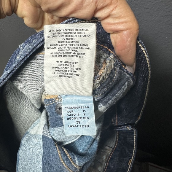 Pilcro And The Letterman Women's Medium Denim Wash Jeans Size No. 29 - Picture 9 of 9